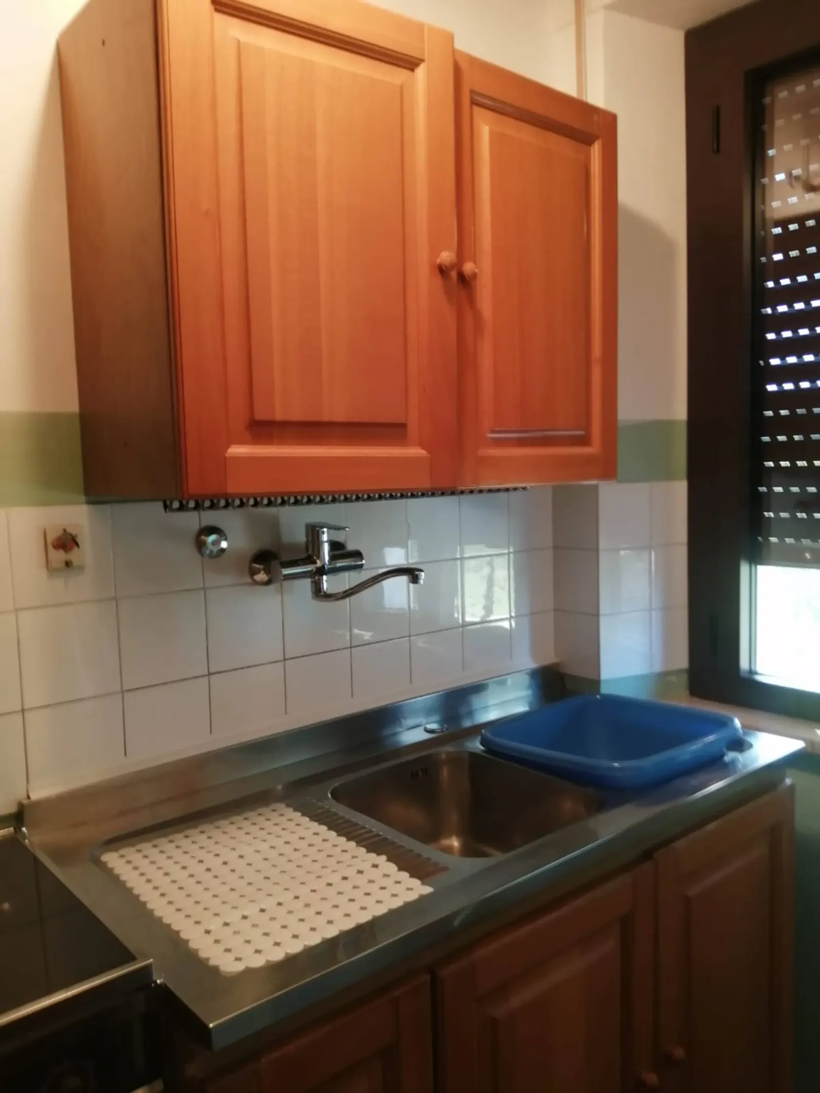 The kitchenette sink